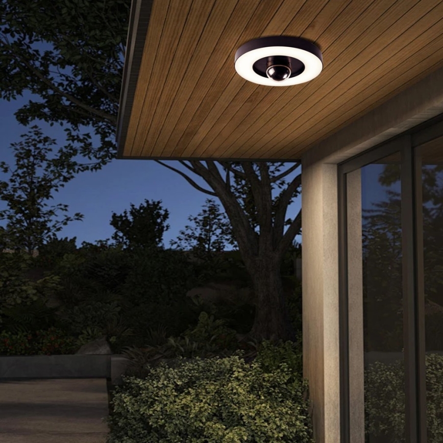 Immax NEO 07792L - LED Smart outdoor camera with a light RING 22W/230V IP44 Wi-Fi Tuya