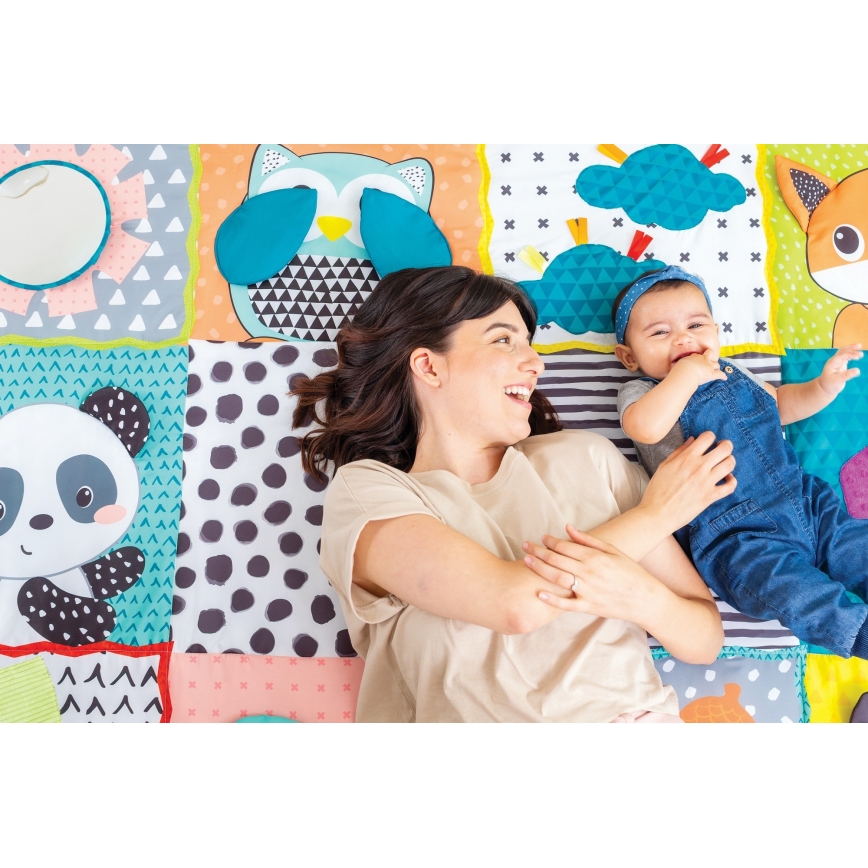 Infantino - Children's play mat MAXI ZOO