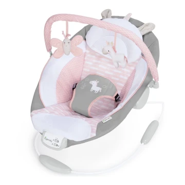 Ingenuity - Baby vibrating lounger with melody FLORA THE UNICORN