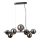 ITALUX - Chandelier on a string CANELLO 7xG9/5W/230V black