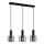 ITALUX - Chandelier on a string SANTIA 3xE27/40W/230V black