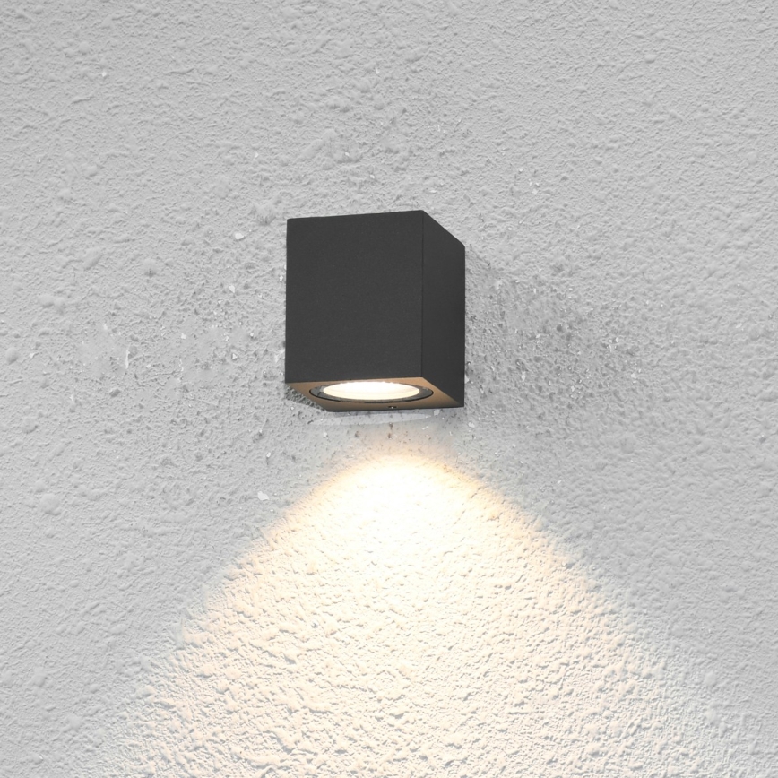 ITALUX - Outdoor wall light GENTA 1xGU10/40W/230V IP54 8 cm