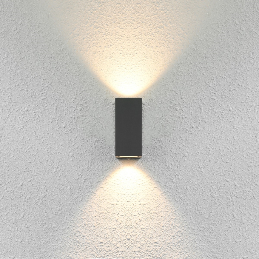 ITALUX - Outdoor wall light GENTA 2xGU10/40W/230V IP54 15 cm