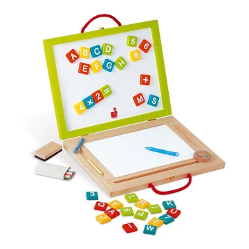 Janod - Case with a magnetic board 4in1