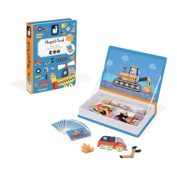 Janod - Magnetic interactive set MAGNETIBOOK means of transport