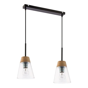 Jupiter 1541 - DM 2 TR - Pendant light DOMINO 2xE27/60W