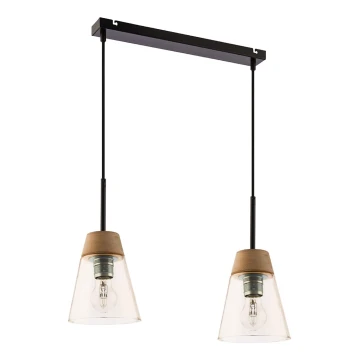 Jupiter 1543 - DM 2 BU - Pendant light DOMINO 2xE27/60W