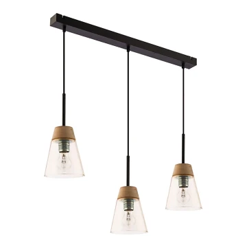 Jupiter 1547 - DM 3 BU - Pendant light DOMINO 3xE27/60W