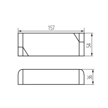 LED Electronic transformer 60W/24V