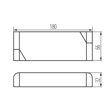 LED Electronic transformer 100W/24V