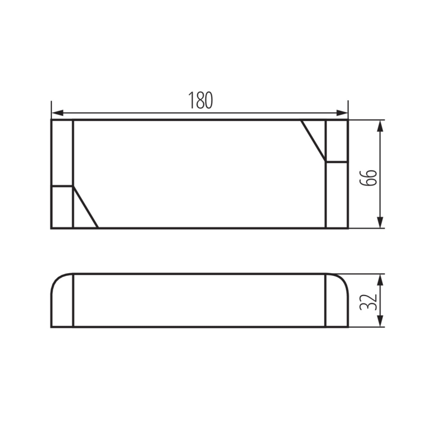 LED Electronic transformer 100W/24V