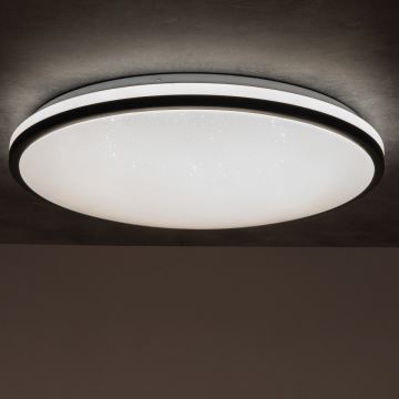 LED Dimmable ceiling light ARVOS LED/37W/230V black + remote control