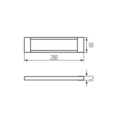 LED Dimmable furniture lighting DAXA LED/5W/24V 3000/4000/5500K