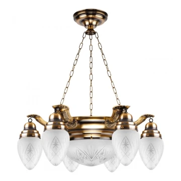 Kemar AW50/P - Chandelier AZERO 6xE27/60W + 1xE27/100W