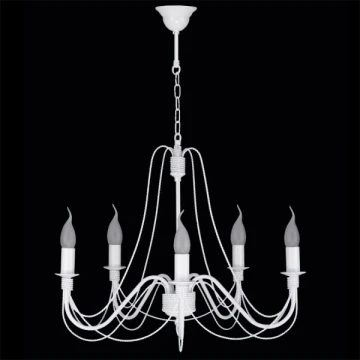 Kemar P/5/S/W - Chandelier PRETO 5xE14/60W/230V