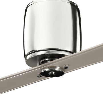 Kichler - Ceiling fan FERRON chrome + remote control