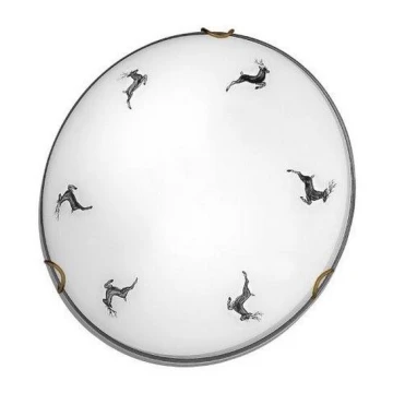 Kolarz 731.11.4.133 - Ceiling light NONNA 1xE27/60W/230V pr.30 cm deer grey