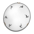 Kolarz 731.12.4.133- Ceiling light NONNA 2xE27/60W/230V d. 40 cm deer grey