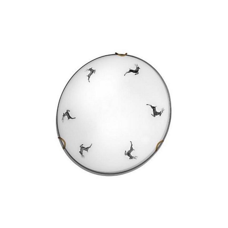 Kolarz 731.12.4.133- Ceiling light NONNA 2xE27/60W/230V d. 40 cm deer grey