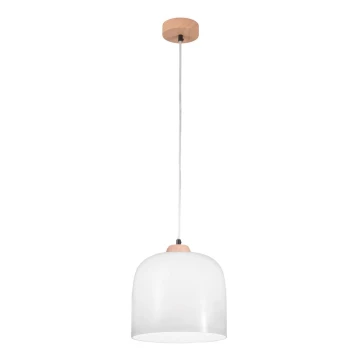 Kolarz A1352.31.W - Chandelier on a string NONNA 1xE27/60W/230V oak/white