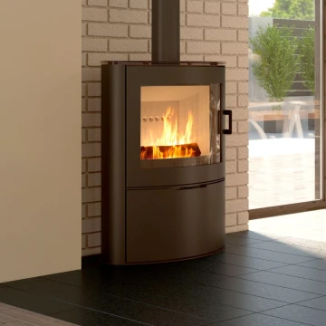 Kratki - Steel fireplace 10kW 150mm