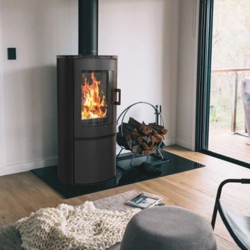 Kratki - Steel fireplace 8kW 150mm