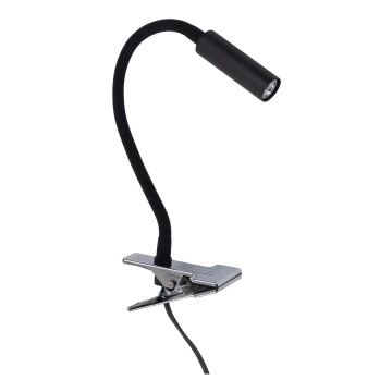 Lamp with a clip LAGOS 1xG9/6W/230V black