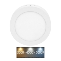 LED Bathroom ceiling light LADA LED/25W/230V 3000/4000/6000K d. 30 cm IP44 white