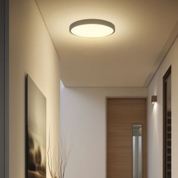 LED Bathroom ceiling light SAMSUNG CHIP LED/36W/230V IP44 3000K d. 35 cm black