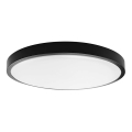 LED Bathroom ceiling light SAMSUNG CHIP LED/18W/230V IP44 3000K d. 25 cm black