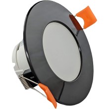 LED Bathroom recessed light BONO LED/8W/230V 3000K IP65 black