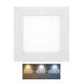 LED Bathroom recessed light RAFA LED/6W/230V 3000/4000/6000K 12x12 cm IP44 white