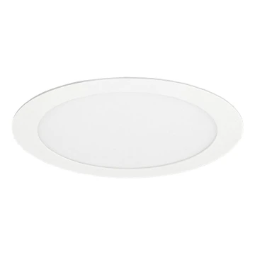 LED Bathroom recessed light VEGA LED/12W/230V 2800K d. 16,8 cm IP44 snow white