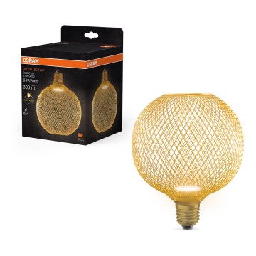 LED Bulb DECOR FLAT G125 E27/3,5W/230V 2700K gold - Osram