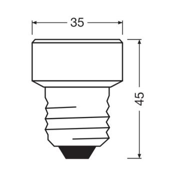 LED Bulb E27/3,5W/230V 2700K - Osram