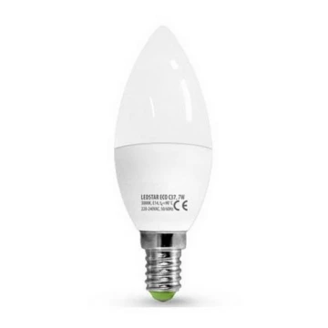 LED Bulb ECOLINE C37 E14/7W/230V 4000K -  Brilagi
