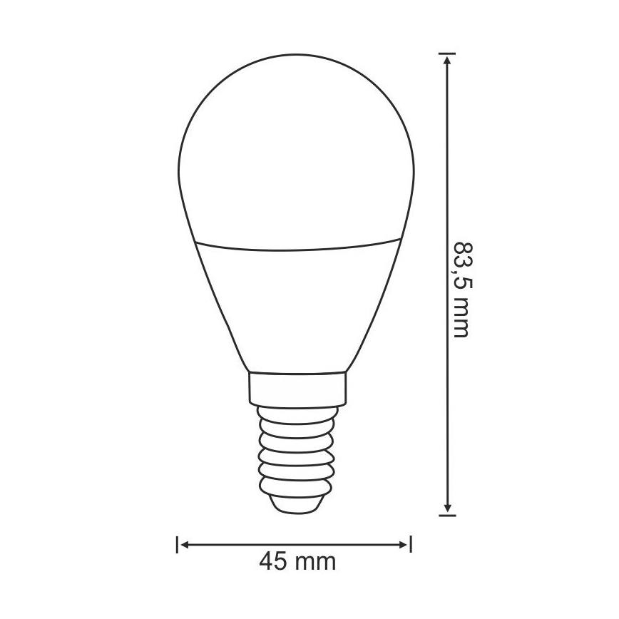 Buy Filament Bulbs E14 G45 5W