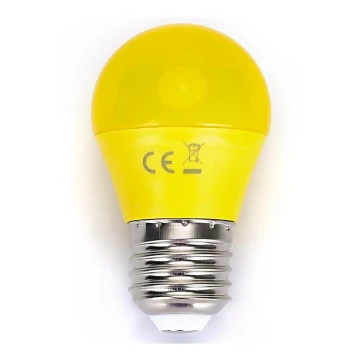 LED Bulb G45 E27/4W/230V yellow - Aigostar