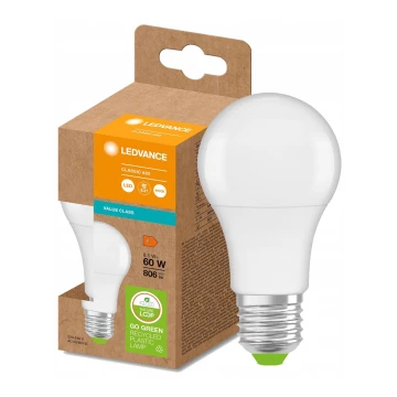 LED Bulb made of recycled plastic A60 E27/8,5W/230V 4000K - Ledvance