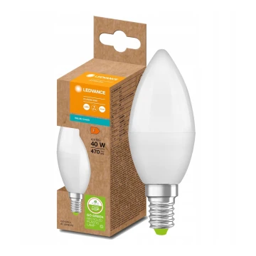 LED Bulb made of recycled plastic B40 E14/4,9W/230V 4000K - Ledvance