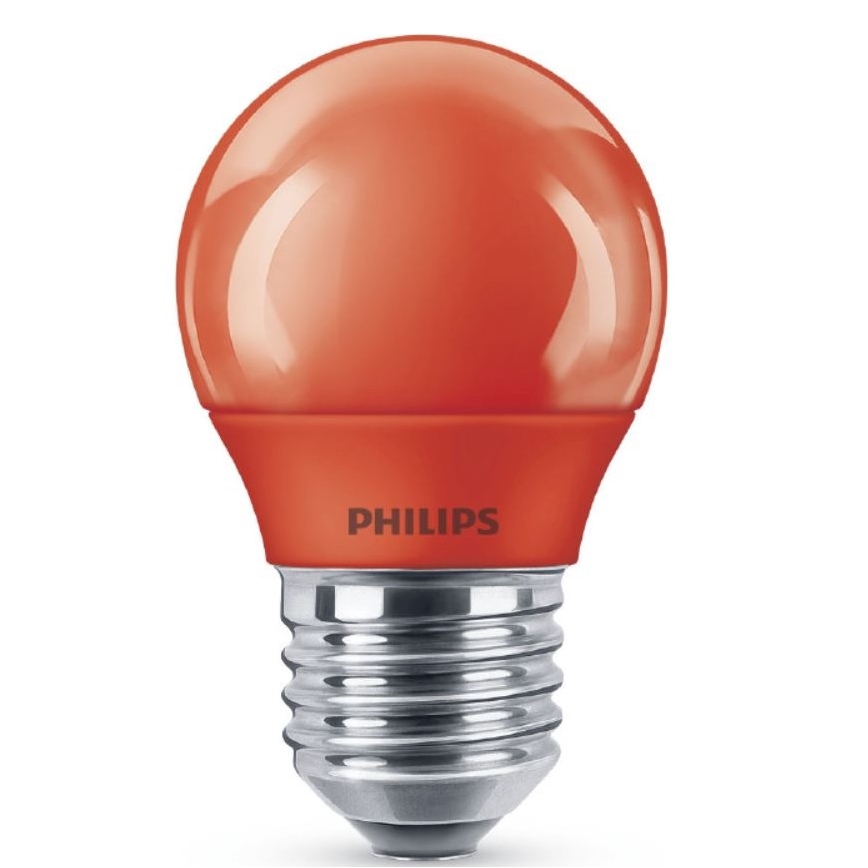 LED Bulb Philips E27/3,1W/230V red