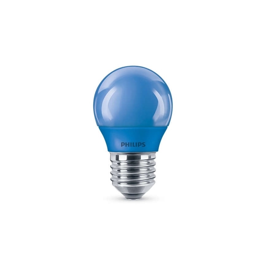 LED Bulb  Philips P45 E27/3,1W/230V blue