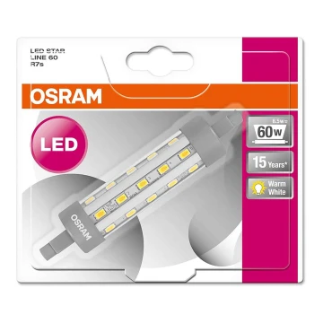 LED Bulb R7s/6,5W/230V 2700K - Osram 118 mm