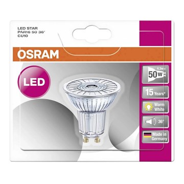 LED Bulb STAR GU10/4,3W/230V 2700K - Osram