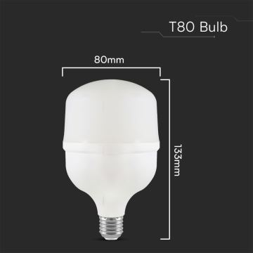 LED Bulb T80 E27/20W/230V 4000K