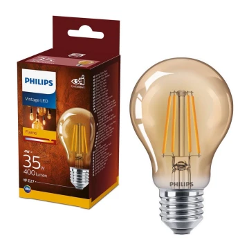 LED Bulb VINTAGE Philips A60 E27/4W/230V 2500K