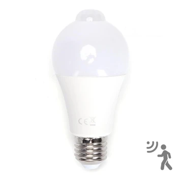 LED Bulb with a motion and dusk sensor A60 E27/12W/230V 6500K - Aigostar