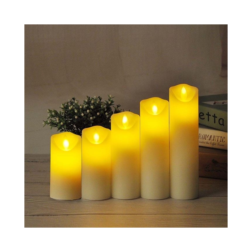 LED Candle LED/2xAA warm white 11 cm