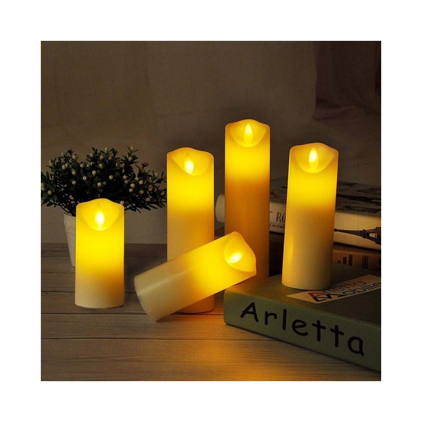 LED Candle LED/2xAA warm white 11 cm
