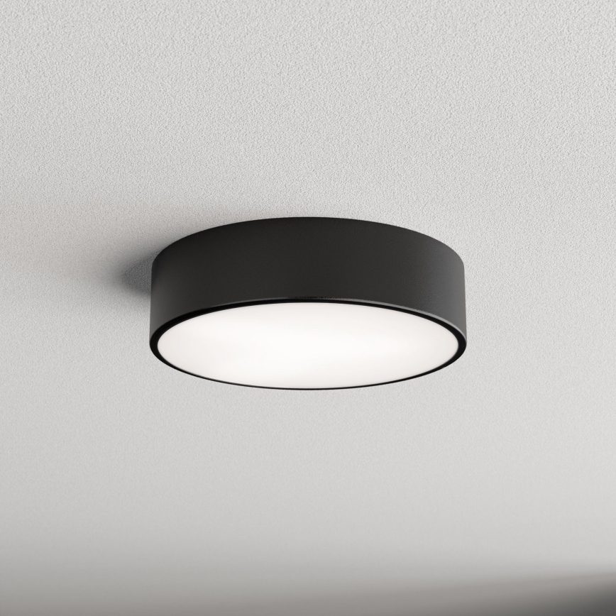 LED Ceiling light CLEO LED/24W/230V 3000K d. 30 cm black